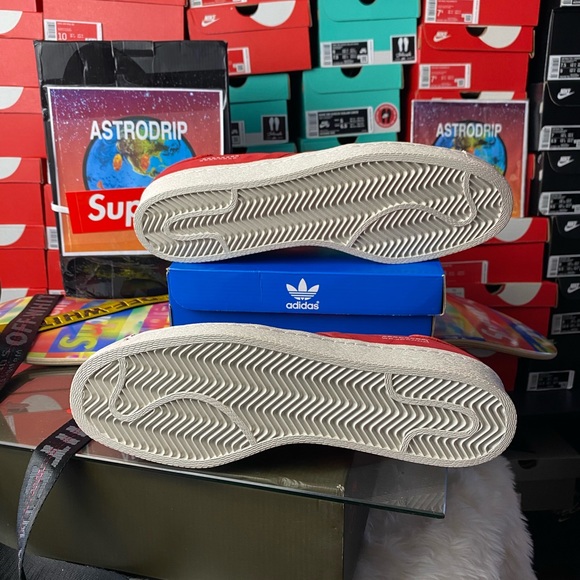 🆕 - Adidas Superstar 80's - Red/Cream - Many Size - Picture 6 of 8